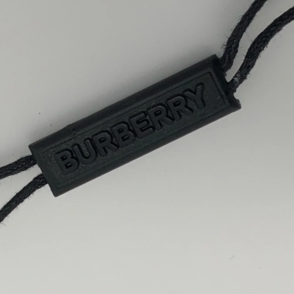 Burberry Embossed Leather Zip Around Leather Envelope Pouch for Men